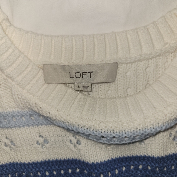 Loft striped sweater - Worn once - Picture 2 of 5